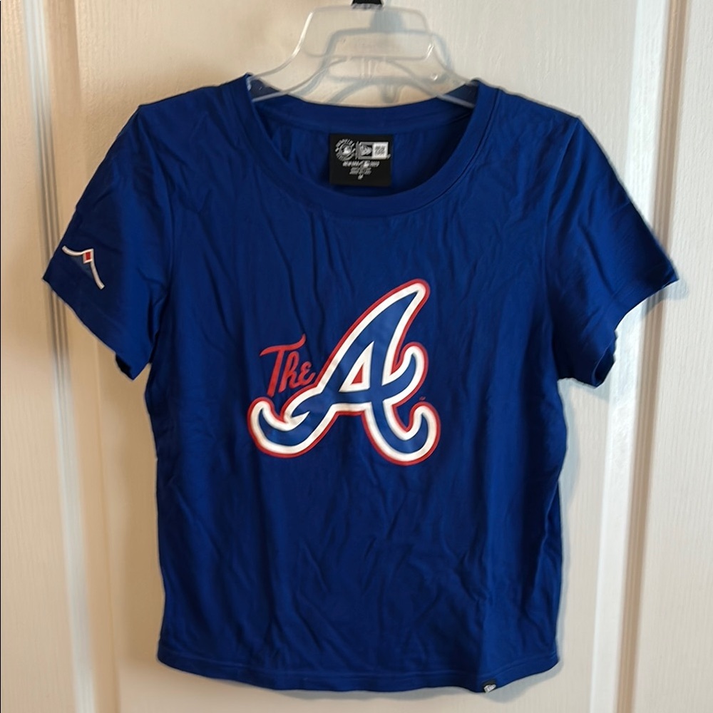 New Era Blue Crop Top